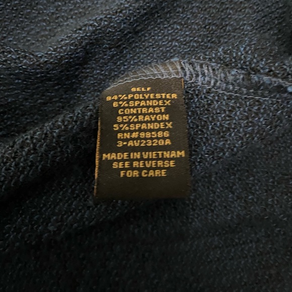 Lee Womens Navy & Black Knit Top - Picture 5 of 6